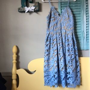 Lavender and lace dress from Nordstrom Rack